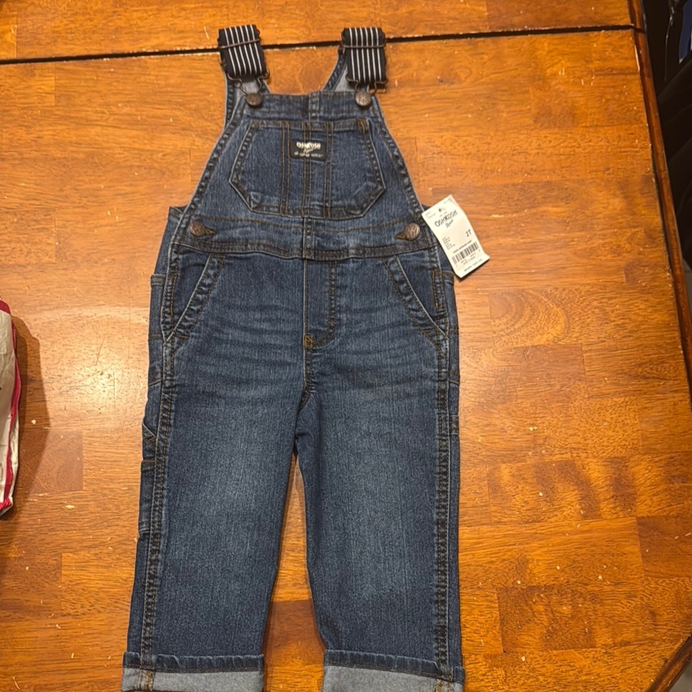 OshKosh B'gosh Denim Overalls NWT